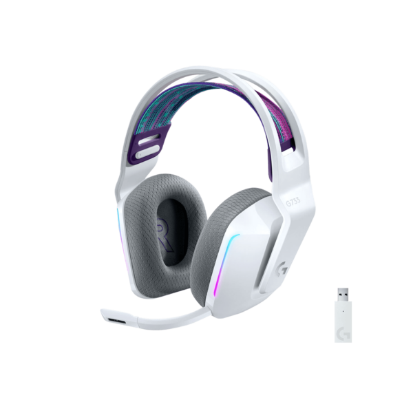 Imagen G733 Lightspeed Wireless Rgb Gaming Headset - White